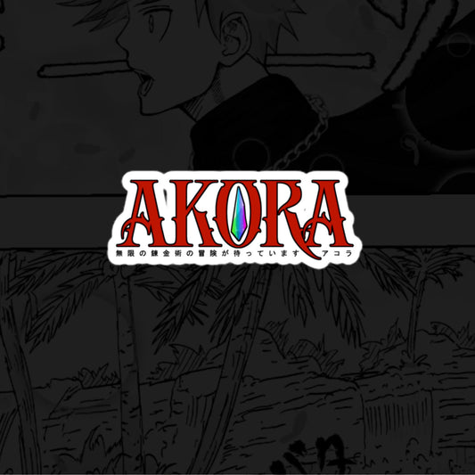 Akora Logo Sticker